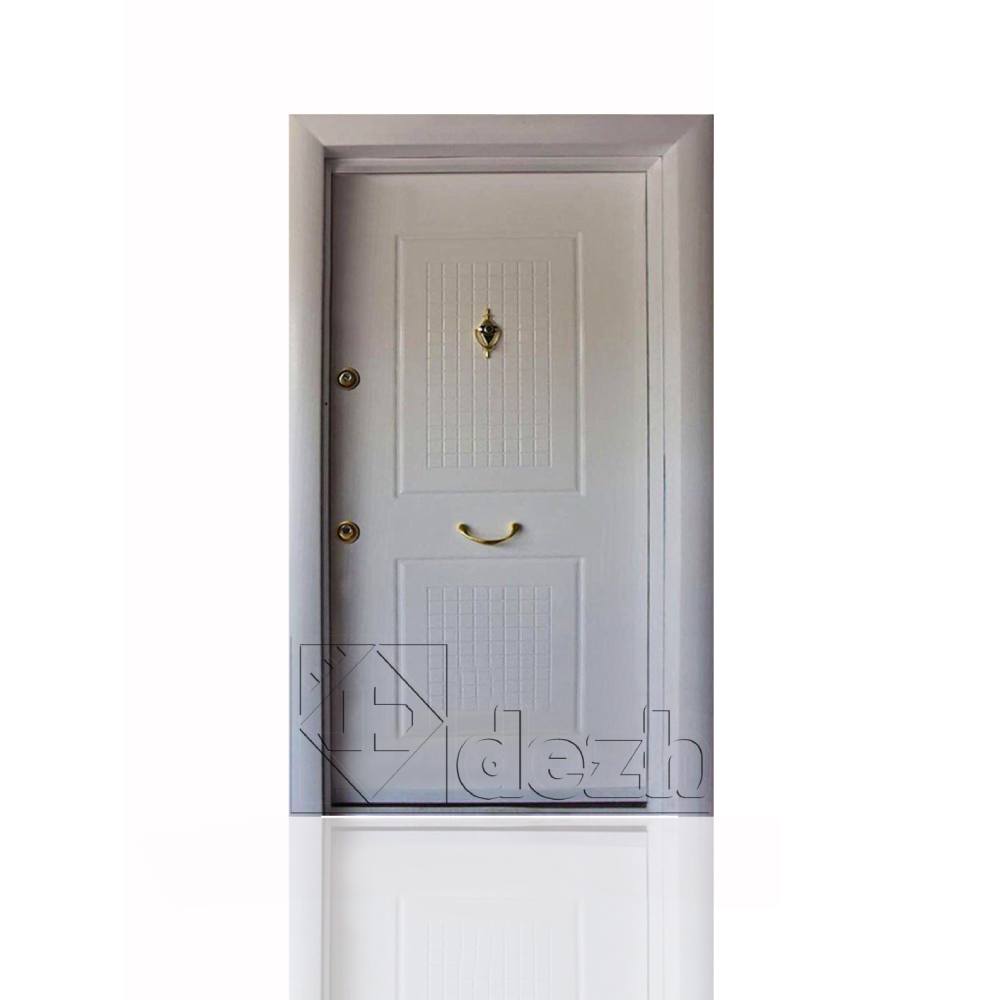 درب ضد سرقت سفید تک لنگه سری درجه یک مدل DZ-174 2 درب ضد سرقت سفید تک لنگه سری درجه یک مدل DZ-174