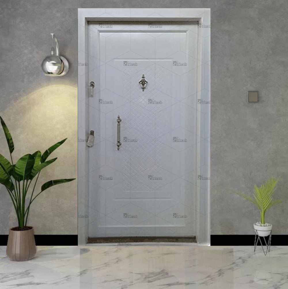 درب ضد سرقت 15 درب ضد سرقت سری اکونومی سفید مدل DZ-480