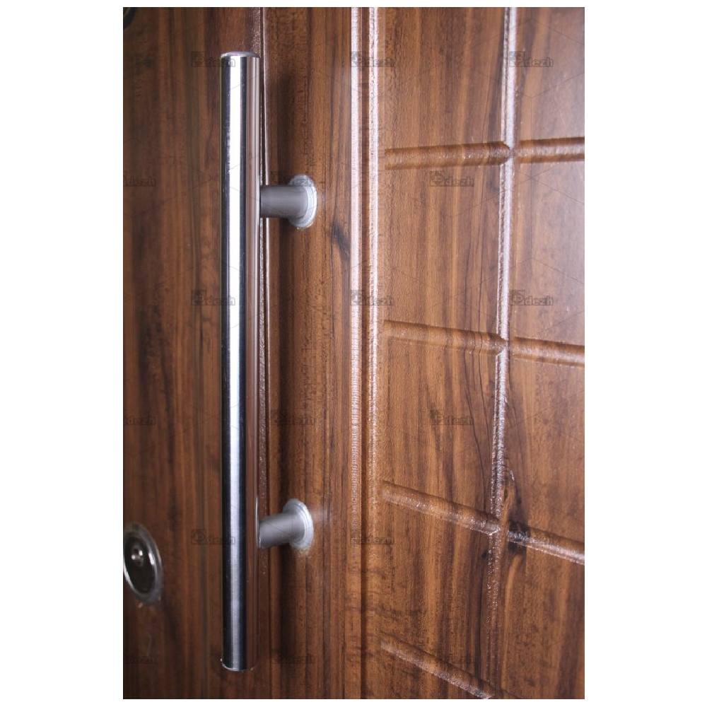 درب ضد سرقت روکش پی وی سی سری اکونومی مدل DZ-32 5 دستگیره قیمت و خرید درب ضد سرقت یک رو فلز سری اکونومی مدل DZ-32