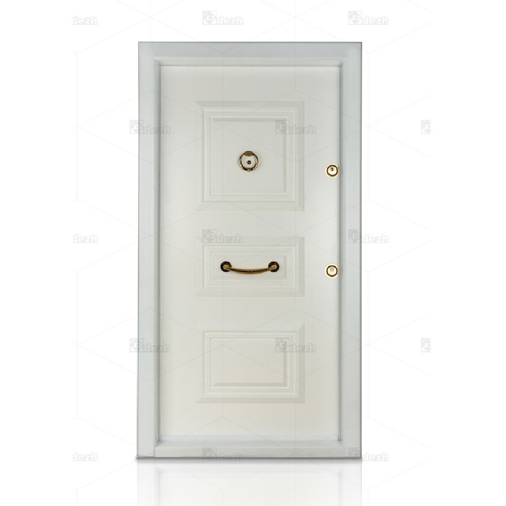 درب ضد سرقت سفید درجه یک تک لنگه مدل DZ-52 7 درب ضد سرقت سفید درجه یک تک لنگه مدل DZ-52 ۲